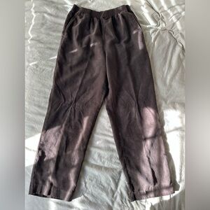 Vintage Straight Leg Suede Pants, Size 4 Petite